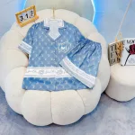 Đồ bộ nữ pijama tay ngắn quần đùi big size 70-80kg phúc lâm 135S
