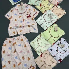 Đồ bộ nữ pijama tay ngắn quần lững