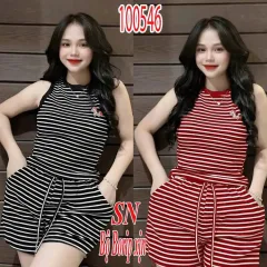 Đồ bộ nữ sát nách quần đùi DD-00546