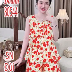Đồ bộ nữ sát nách quần đùi tole SN DD-80544