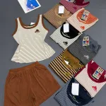 Đồ bộ nữ sát nách quần đùi XS 9087 9587 chất cotton 4 chiều