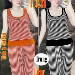 Đồ bộ nữ sát nách quần lững thun borip