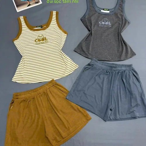 Đồ Bộ Nữ Sát Nách Quần Đùi XS 9089-9589 size Trung size đại