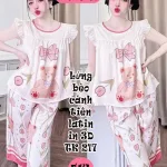 Đồ bộ nữ tay cánh tiên quần lững chất latin nhiều size hàng xịn đẹp PT-1026