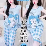 Đồ bộ nữ tay cánh tiên quần lững chất latin nhiều size hàng xịn đẹp PT-1026