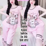 Đồ bộ nữ tay cánh tiên quần lững chất latin nhiều size hàng xịn đẹp PT-1026