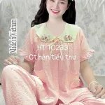 Đồ bộ nữ tay ngắn quần dài tiểu thư HT 10233