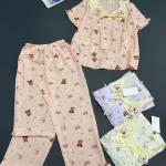Đồ bộ nữ tay ngắn quần dài tiểu thư HT 10233