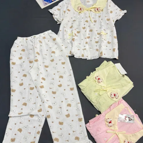 Đồ bộ nữ tay ngắn quần dài tiểu thư HT 10233