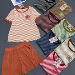 Đồ bộ nữ tay ngắn quần đùi chất cotton KH-95411