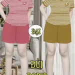 Đồ bộ nữ tay ngắn quần đùi chất cotton KH-95411