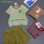 Đồ bộ nữ tay ngắn quần đùi chất cotton KH-95411