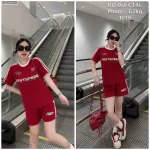 Đồ bộ nữ tay ngắn quần đùi thể thao chất cotton