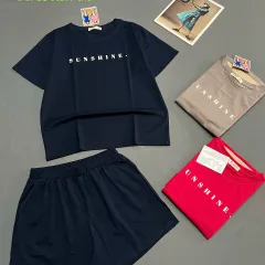 Đồ bộ nữ tay ngắn quần đùi thun cotton DD-05320