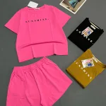 Đồ bộ nữ tay ngắn quần đùi thun cotton DD-05320
