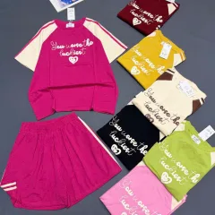 Đồ bộ nữ tay ngắn quần đùi YM-2026 chất cotton xịn
