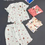 Đồ bộ nữ tay ngắn quần lững HT05216