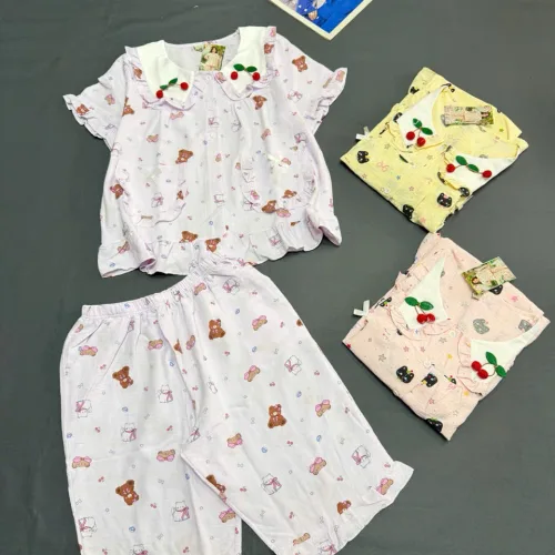 Đồ bộ nữ tay ngắn quần lững HT05216
