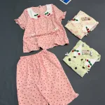 Đồ bộ nữ tay ngắn quần lững HT05216