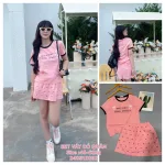 Đồ bộ nữ tay ngắn quần váy khánh la KL váy ct