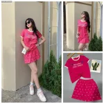 Đồ bộ nữ tay ngắn quần váy khánh la KL váy ct