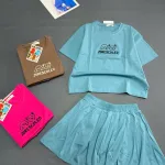 Đồ bộ nữ tay ngắn quần váy LD 96812 thun cotton 4 chiều