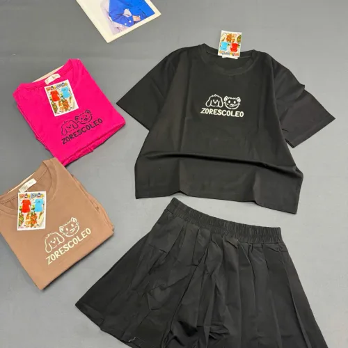 Đồ bộ nữ tay ngắn quần váy LD 96812 thun cotton 4 chiều