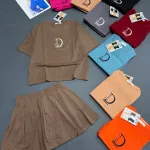 Đồ bộ nữ tay ngắn quần váy LD 96812 thun cotton 4 chiều