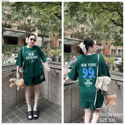 Đồ bộ nữ thun hàn xxl(50-65kg)