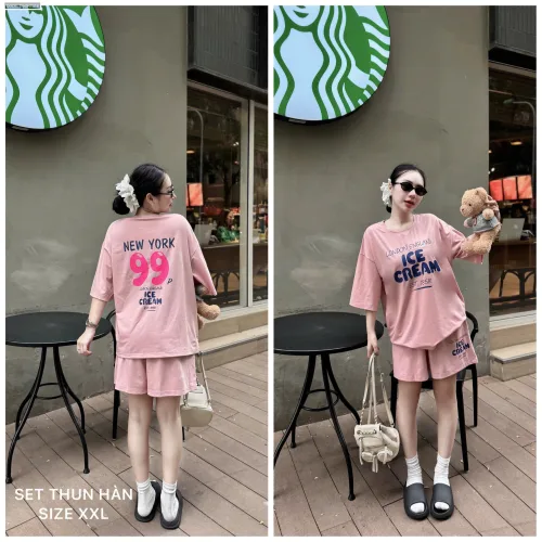 Đồ bộ nữ thun hàn xxl(50-65kg)