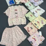 Đồ bộ nữ tiểu thư cổ bèo quần đùi HT 0229
