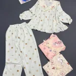 Đồ bộ nữ tiểu thư tay dài cotton hàn không giãn  HT-15236 - 115236