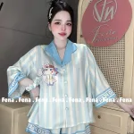 Đồ Bộ pijama Tay Lỡ Quần Đùi KH 10.15411