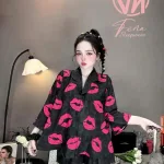 Đồ Bộ pijama Tay Lỡ Quần Đùi KH 10.15411