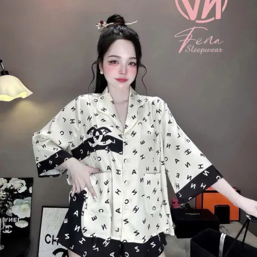Đồ Bộ pijama Tay Lỡ Quần Đùi KH 10.15411