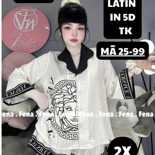 Đồ Bộ pijama Tay Lỡ Quần Đùi KH 10.15411