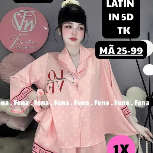 Đồ Bộ pijama Tay Lỡ Quần Đùi KH 10.15411