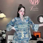 Đồ Bộ pijama Tay Lỡ Quần Đùi KH 10.15411