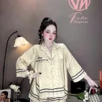 Đồ Bộ pijama Tay Lỡ Quần Đùi KH 10.15411