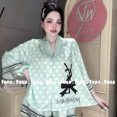 Đồ Bộ pijama Tay Lỡ Quần Đùi KH 10.15411