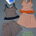 Đồ bộ sát nách quần đùi thun borip