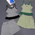Đồ bộ sát nách quần đùi thun borip