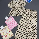 Đồ bộ tay lỡ quần dài tole babydolli LD-6810