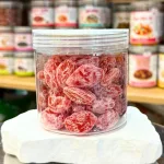 Ô Mai Đào Hồng Mini Thơm Ngon 250g - Hộp Pet