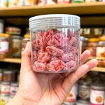 Ô Mai Đào Hồng Mini Thơm Ngon 250g - Hộp Pet