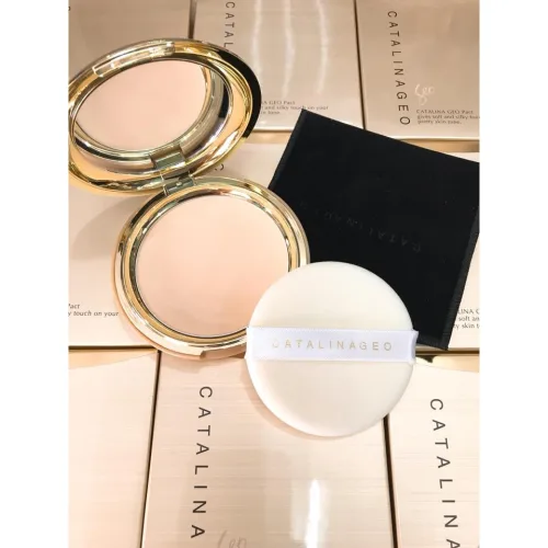 Phấn Phủ Catalina Geo Pact Hàn Quốc 22g (Tone 1)
