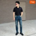 Quần Jean Dài Nam Form Slim-fit Old Sailor - 7162
