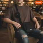 Quần Jeans Dài Nam Osl Aeroflex Deep-Black 95cm Jeans - 6872