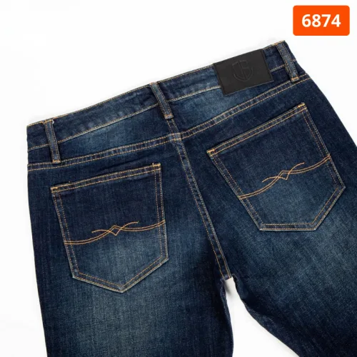 Quần Jeans Dài Nam Osl Aeroflex Deep-Black 95cm Jeans - 6874