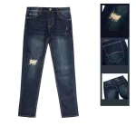 Quần Jeans Dài Nam Osl Aeroflex Deep-Black 95cm Jeans - 6874